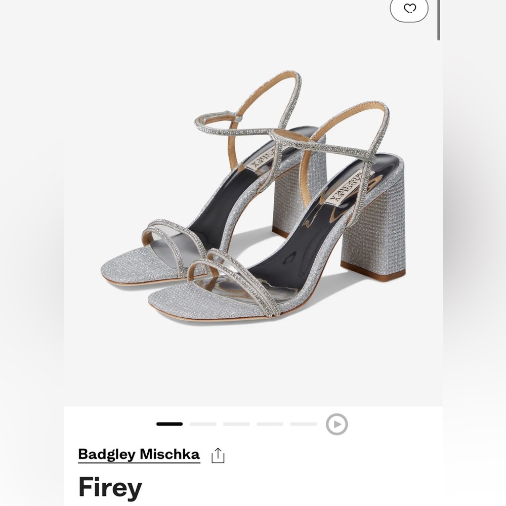 NWOT Badgley Mischka Firey Heel